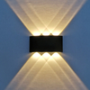 6W boogvormige buiten waterdichte op en neer LED wandlamp aluminium moderne wandkandelaar verlichting wandlamp