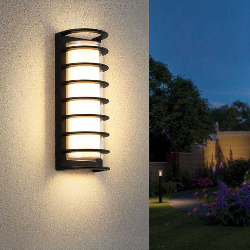 Vierkante Ronde Outdoor Acryl LED Wandlamp Villa Binnenplaats Exterieur Wandlamp Trap Gangpad Ganglamp Balkon Wandlampen
