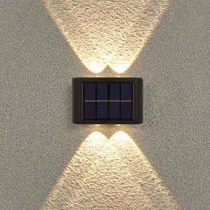 Led tuinverlichting op zonne-energie Aluminium licht met bewegingssensor led buitenlamp op zonne-energie