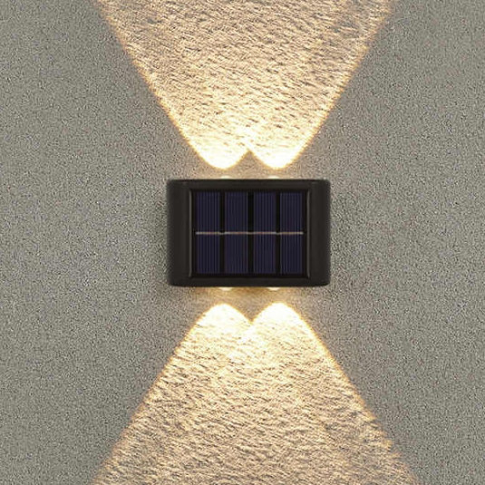 Led tuinverlichting op zonne-energie Aluminium licht met bewegingssensor led buitenlamp op zonne-energie