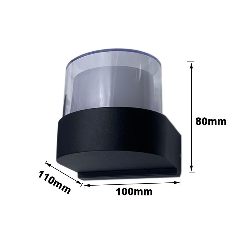 Decoratieve led-lamp Acryl ronde waterdichte wandlamp en nachtlampje voor buitenverlichting en moderne wandlampen voor thuis