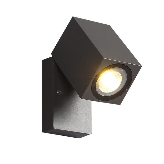 Outdoor Waterdichte Wandlamp Verstelbare Hoek Vierkante Wandlamp Menselijk Lichaam Inductie Muur Tuin Villa Inductie Spotlight