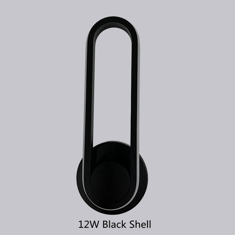 Slaapkamer nachtkastje wandlamp instelbare hoek indoor LED-verlichting aluminium eenvoudige landingsbaan type wandlamp