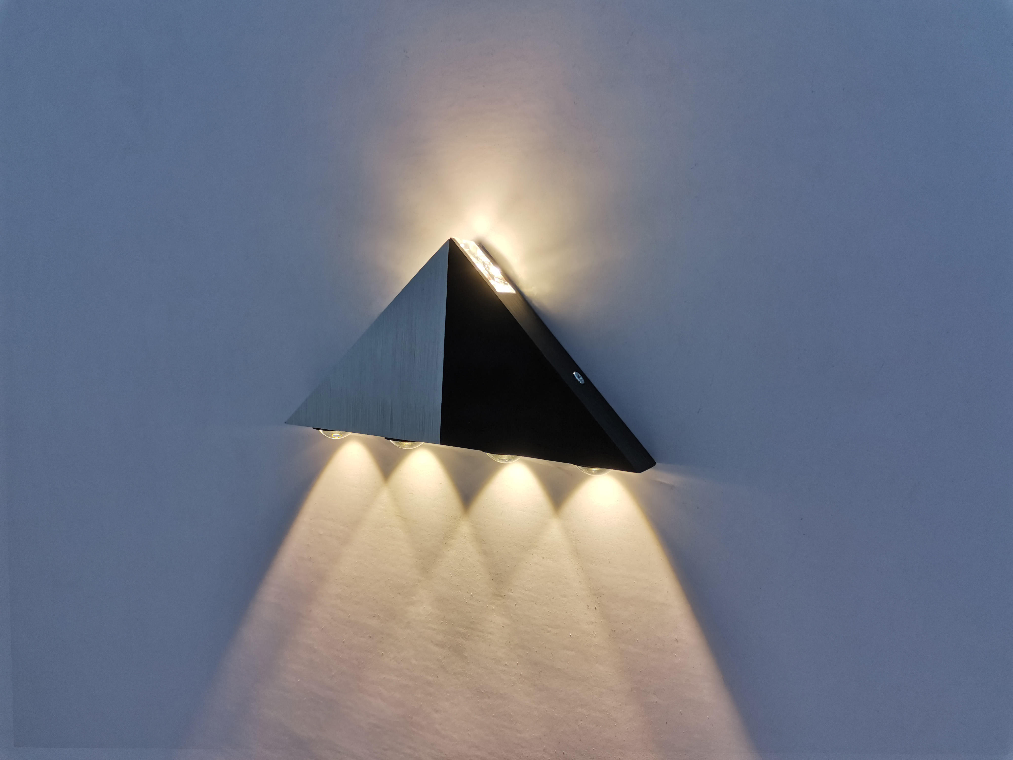 Decoratief led-licht Driehoekige wandlamp en nachtlampje voor binnen met fabrieksprijs