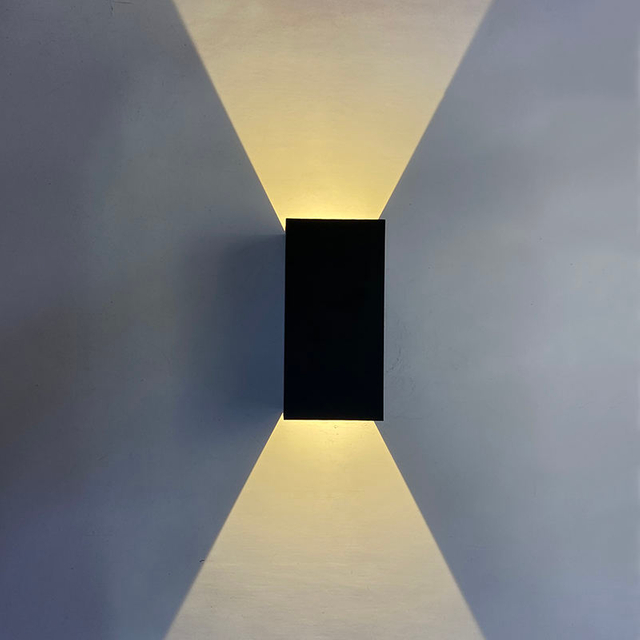 Op en neer Lamp Led Moderne Vierkante Ip65 Waterdichte Outdoor Home Wandkandelaar Hoge Kwaliteit Goedkope Prijs