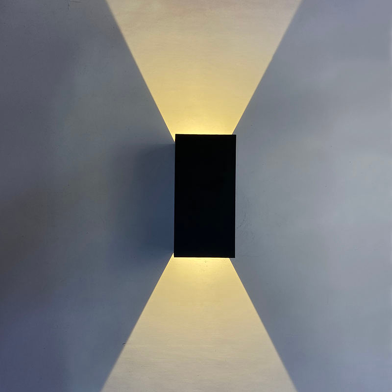 Op en neer Lamp Led Moderne Vierkante Ip65 Waterdichte Outdoor Home Wandkandelaar Hoge Kwaliteit Goedkope Prijs