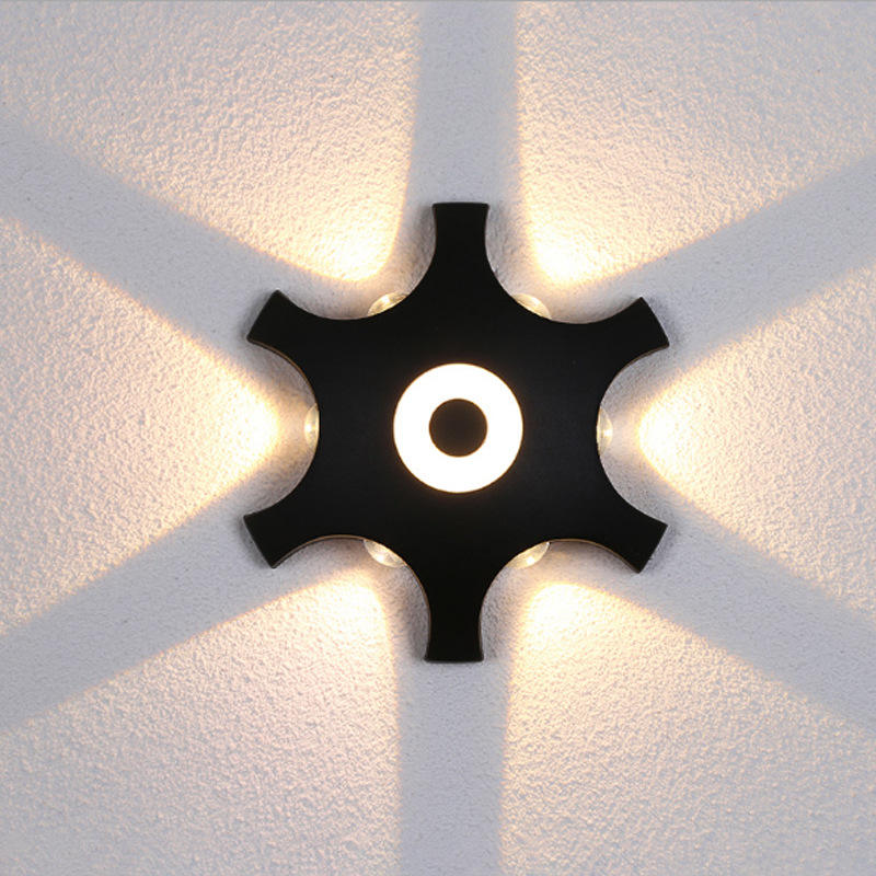 2023 Led Wandlamp Aluminium Outdoor IP65 Waterdicht Up Down Wandlamp Voor Thuis Trap Slaapkamer Nachtkastje Badkamer Gang verlichting