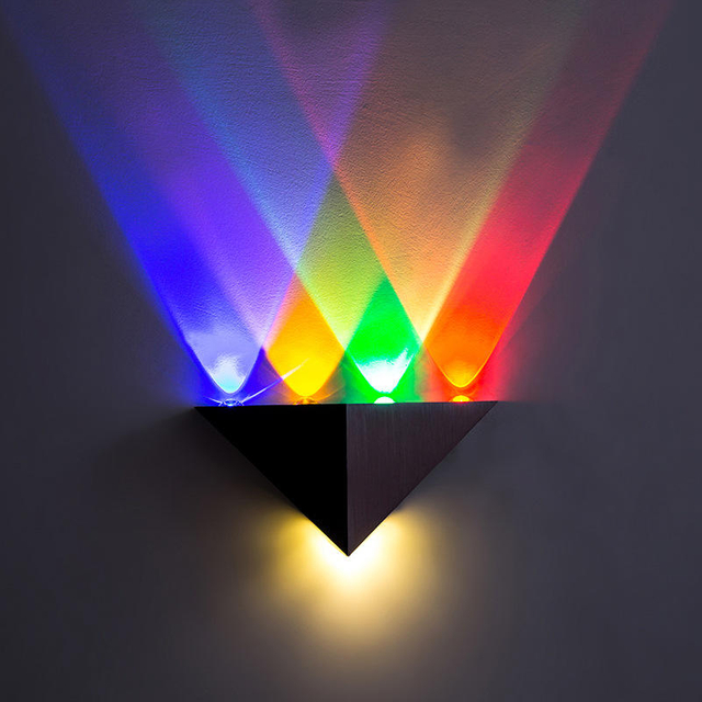 Hagood Nieuwe Collectie 5W Driehoek Decoratieve Led Wandlamp AC85-265V Binnenverlichting Scandinavisch Eenvoudig Modern Vintage