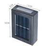 Solar Night Light Outdoor Tuinmuur Waterdicht Licht 2LED Up en Down Lighting Outdoor Decoratief GardenTerrace Balkon