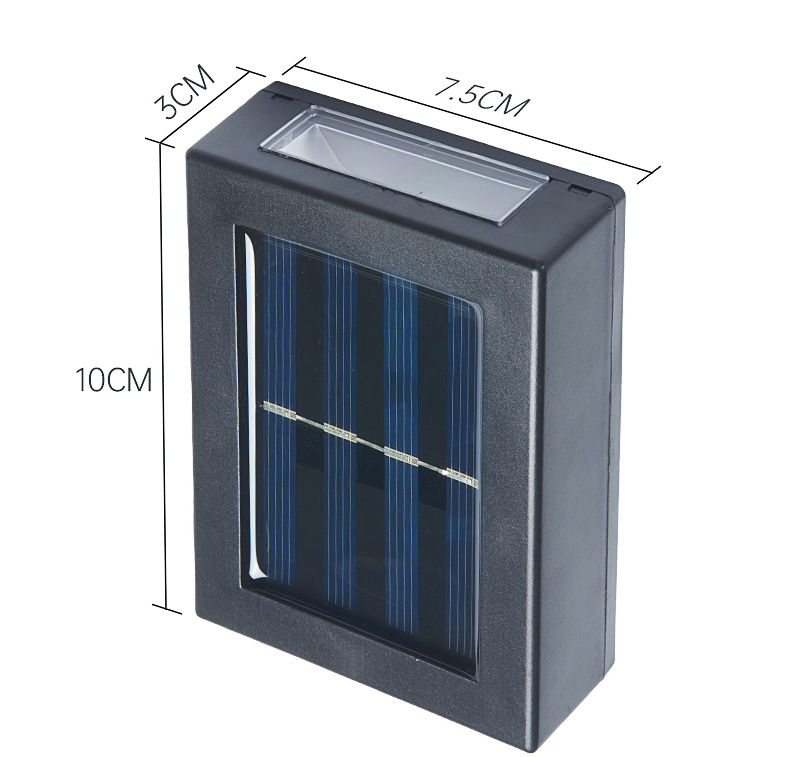 Solar Night Light Outdoor Tuinmuur Waterdicht Licht 2LED Up en Down Lighting Outdoor Decoratief GardenTerrace Balkon