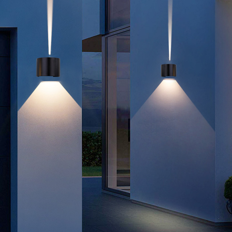Hagood Nieuwe Halve Cirkel Waterdichte Wandlamp Led Wandkandelaar Buitenverlichting Waterdicht IP65 Verstelbare Verlichtingshoek