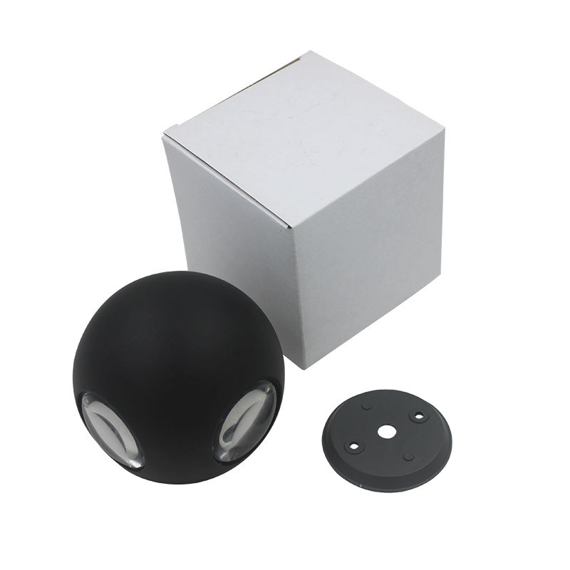 Ronde Bal 6W 12W Highbright Trap Roestvrij Residentiële Deco Water Proof IP65 Hoge Kwaliteit Aluminium LED Wandlamp