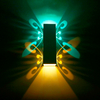 2W 6W dubbele vlinderlamp binnendecoratie wandlamp unieke kleine nachtlamp voor hotel woonkamer decoratie