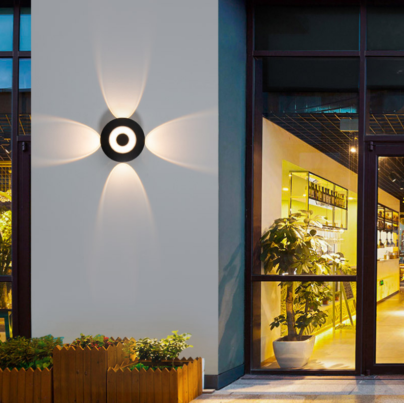 4W 6W 8W Led Wandlamp Blaker Moderne Minimalistische Outdoor Bloemvorm Living Vochtbestendige En waterdichte Wandlamp