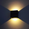 Cube CoB 6W LED Up Down Wandkandelaar AC85-265V Slaapkamer Nachtkastje Kubus Wandlamp Indoor Aluminium Decoratie Verlichting armatuur