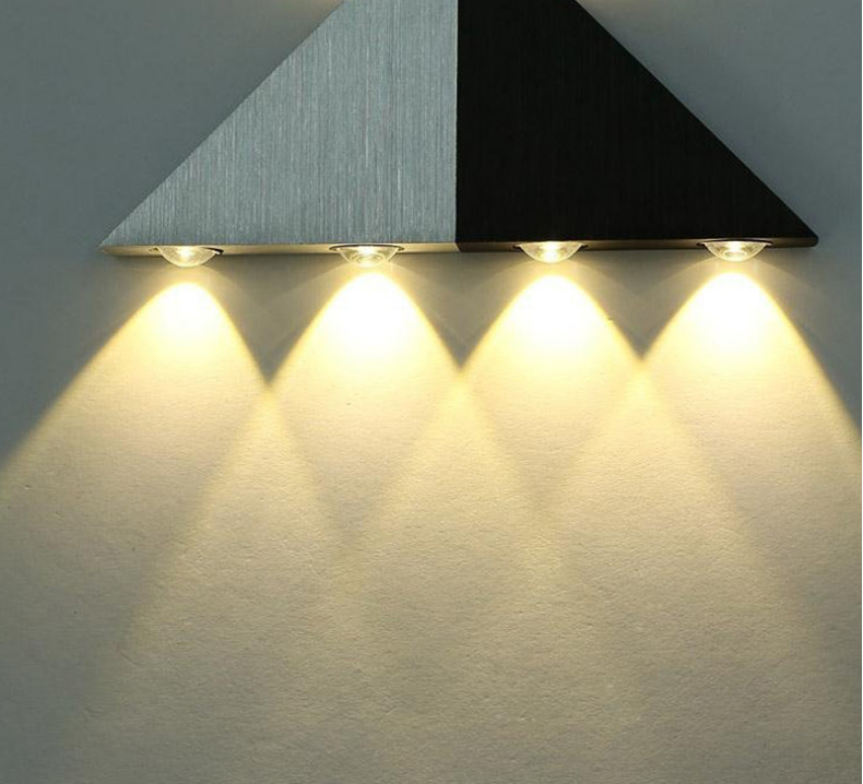 5W driehoek omhoog en omlaag wandlamp voor slaapkamer trappen indoor blaker verlichting verlichting omhoog en omlaag Europese stijl Nieuwjaar