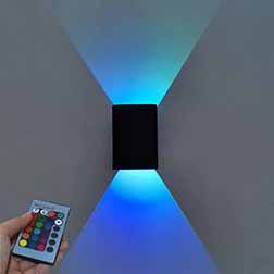 5W Moderne Up Down Wandlamp 5W LED RGB Slaapkamer Nachtkastje Decoratie Wandlamp AC85-265V Industriële Project Verlichting Muur Decor Arts