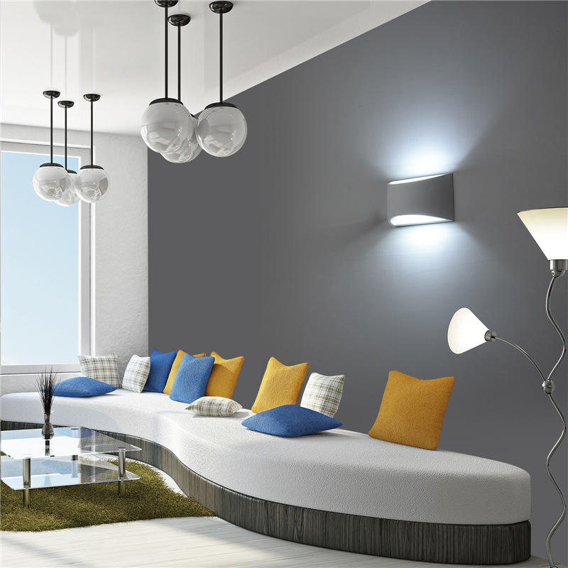 10W Up En Down Wandlampen Goud Zilver Led Aluminium Wandlamp Led Wandlamp Voor Slaapkamer Woonkamer gang Opzij Verlichting