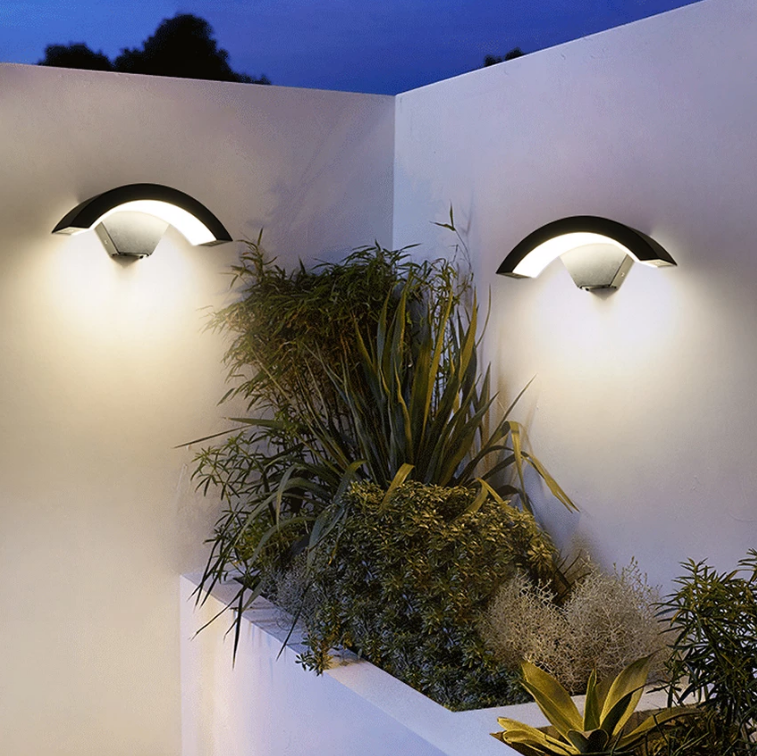 18w moderne sensor led wandlamp buiten waterdichte voordeur tuin veranda wandlamp moderne indoor wandverlichting lichtsensor