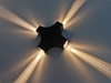 Nieuwe LED Outdoor Wandlamp 12W Cross Star 4 Zijverlichting Waterdicht IP65 Voor Tuindecoratie