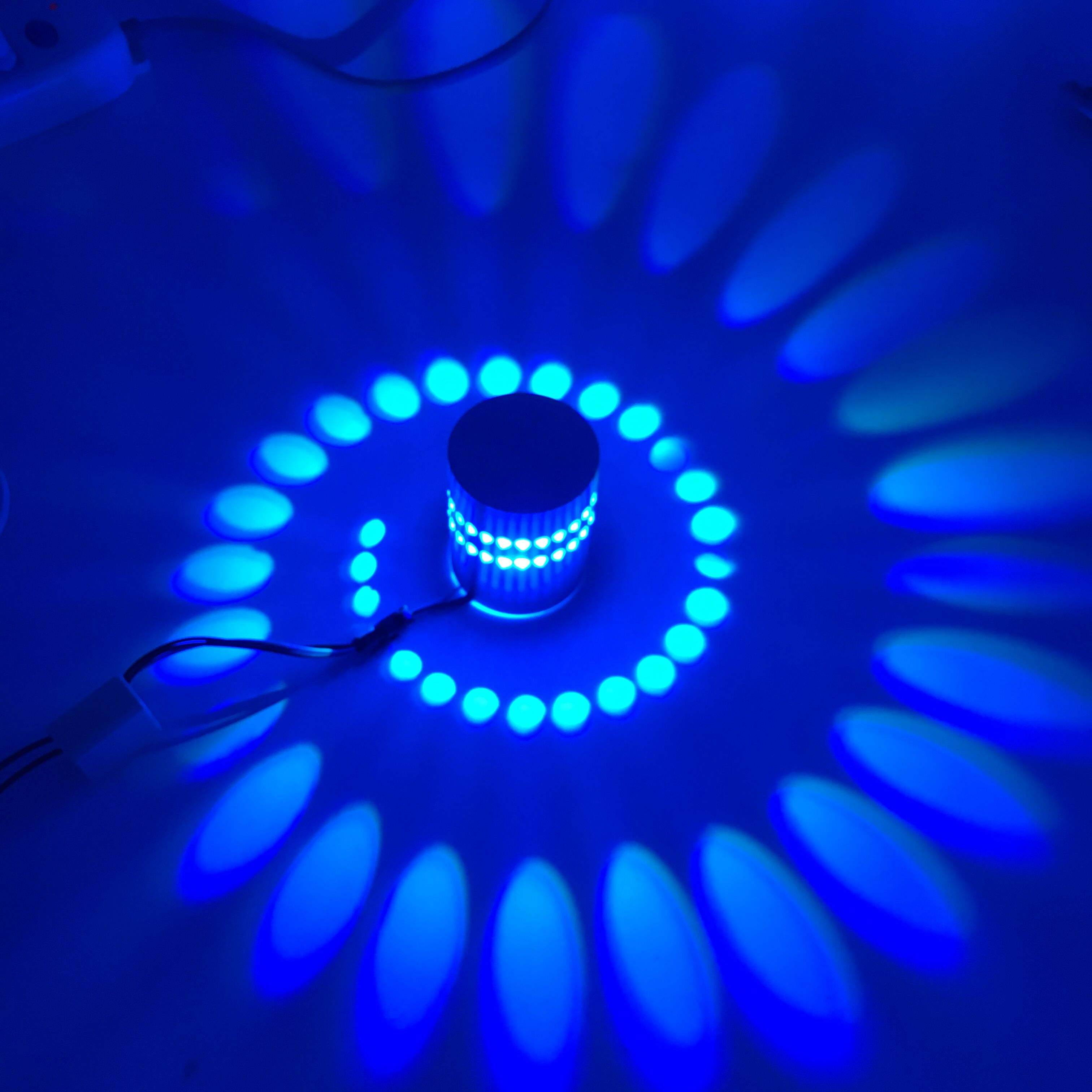 Spiraal Gat RGB LED Wandlamp voor Indoor Home Versieren Fancy Nachtverlichting Plafondlamp Loft Vogue Meubels