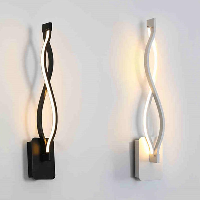 16W Moderne huisdecoratie Golfvorm Aluminium Up Down LED-wandlamp indoor LED-wandlamp Holiday guirlande licht