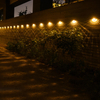LED Zonne-verlichting Outdoor Licht Controle Sensor Tuin Decoratie Solar Hek Wandlamp Halve Cirkel Energie Waterdicht Straatlantaarns
