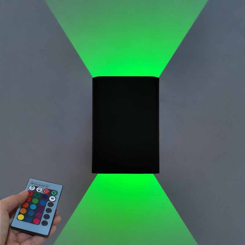 RGB 5W LED Wandlicht Effect Wandlamp met Afstandsbediening Kleurrijke Wandlamp Binnen