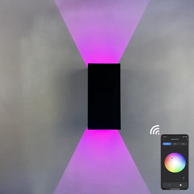RGBW Wandlamp Kleur Veranderende Dimbare LED Nachtkastje Ambient IP65 Verlichting Wandkandelaar Tuya APP WIFI Controle Party Indoor decor
