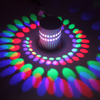 Gemengd licht van wandlamp met spiraalgat met fabrieksprijs en chique modern nachtlampje voor binnen RGB met afstandsbediening