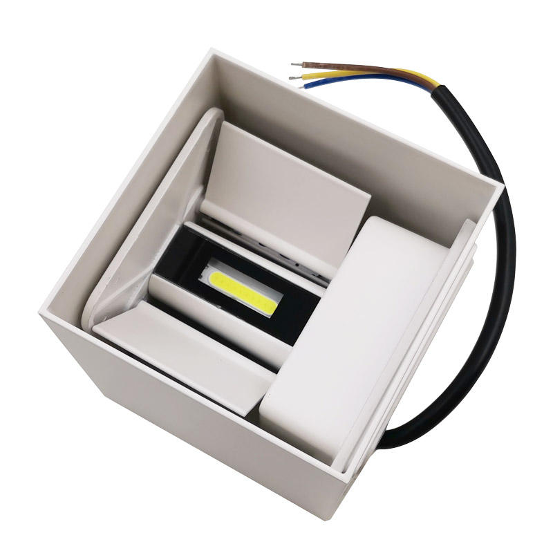 Moderne led-lichtkubus waterdichte verstelbare hoekwandlamp en buitenwandlamp met fabrieksprijs van hoge kwaliteit