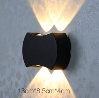 Moderne Minimalistische Outdoor Indoor Hotel Gangpad Gang Deur Binnenplaats Trap Veranda LED Waterdichte Maan Wandlamp Outdoor Sconces