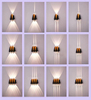 Zwart Outdoor IP65 Waterdichte Led Wandlamp Hoge Lumen Aluminium Goedkope Moderne Tuin Wandlamp Hot Koop Geen Batterij Wandmontage