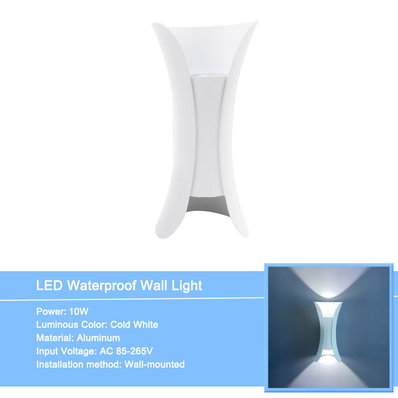 COB Tuin Balkon Wandlamp IP65 Outdoor Waterdichte 10W LED Wandlamp Decoratie