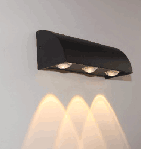 3W Moderne Eenvoudige Outdoor Waterdichte IP65 LED Wandlamp Binnenplaats Lampen Tuin Wandlamp Fabrieksprijs