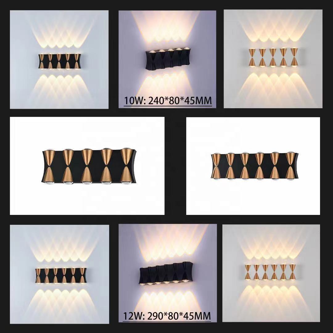 Moderne Led Wandlamp Waterdicht IP65 Up Down 8W Buitenverlichting Home Hotel Winkel Gang Veranda Blaker Wandlampen ac 220V 110V