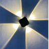 Outdoor Waterdichte IP65 4W LED Wandlamp Aluminium Wandkandelaar Tuin LED Wandlamp