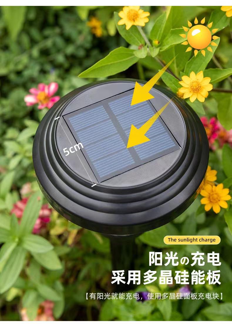 Tuin Solar Light Zonne-energie Lamp Landschap Verlichting Waterdicht IP65 Pathway Yard Gazon Decoratie Outdoor LED
