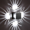 3W aluminium mooie RGB-wandlamp voor decoratie van kunstgalerijen balkonlamp veranda-verlichting