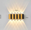4W 6W 8W 10W Led Wandlamp Rechthoek Goud Zwart Licht Up En Down Lichtgevende Body lamp Verlichting Stijl Moderne Wandlamp