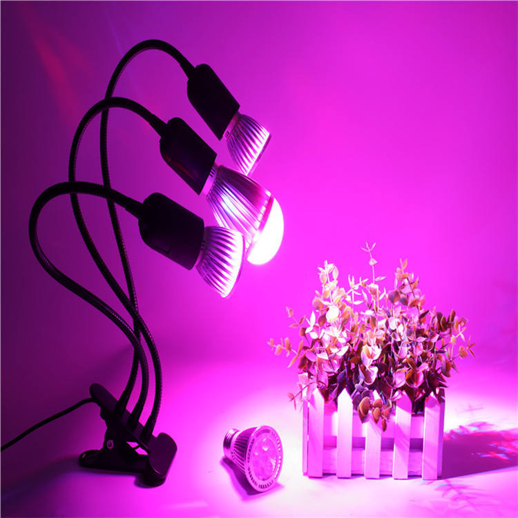 Grensoverschrijdende LED-cliplamp Enkele kop Dubbele kop Driekoppige clip Lamphouder E27 Universele lamphouder met clip