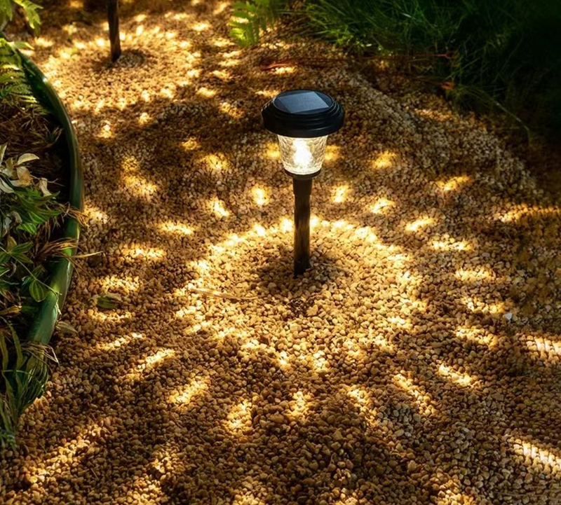 600MA/1000MA batterij Solar gazon lamp Solar decoratieve lamp Solar tuin licht solar glas licht tuin landschap decoratie geplaatst pad lamp monokristallijn polysilicium