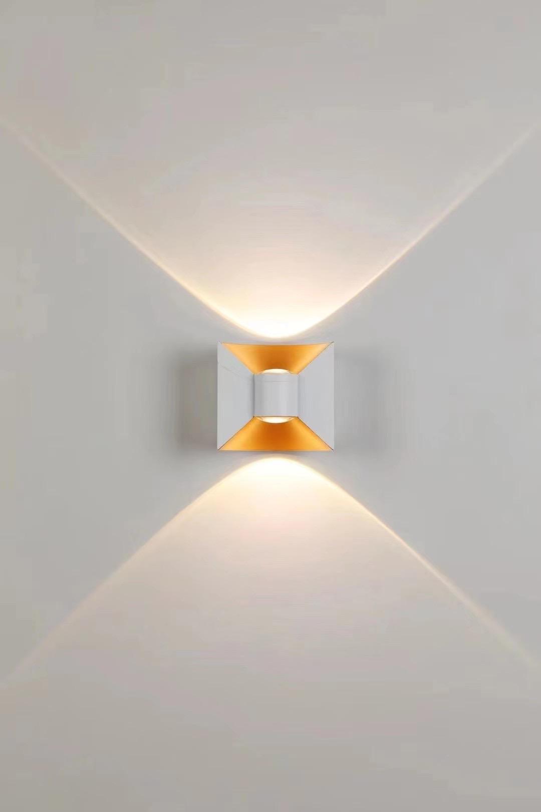 6W 12W Versieren Moderne Hedendaagse Tuin Aluminium Buiten Wandlamp Up Down LED Wandlampen
