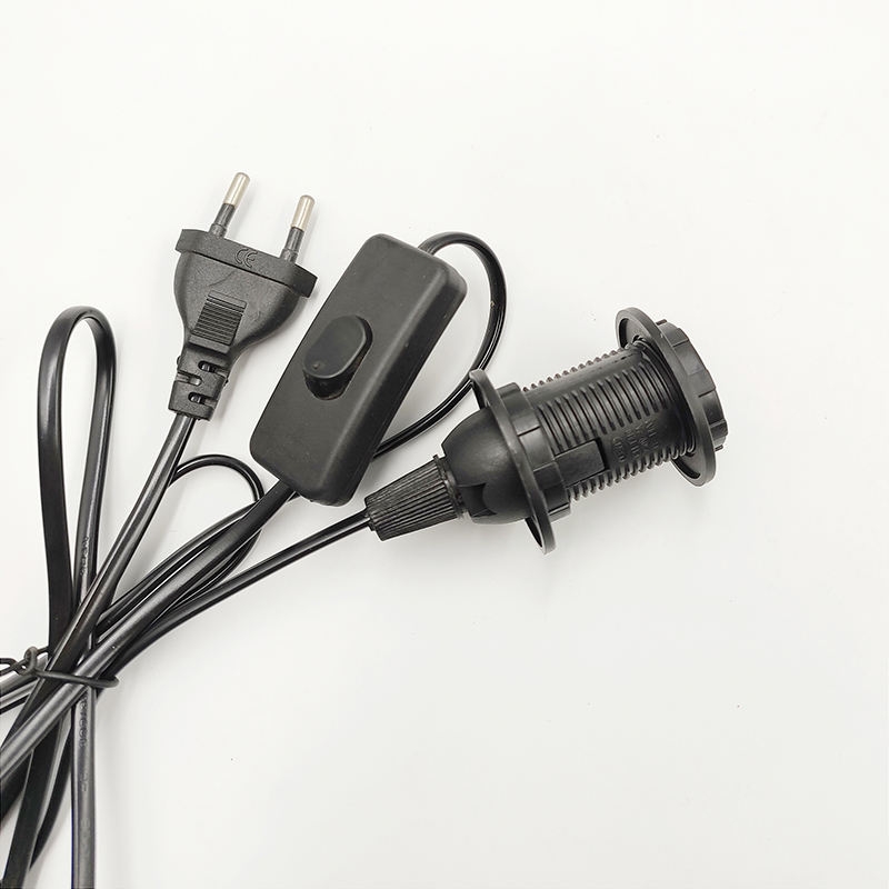 1.8 m E14 Dimmer Lampvoet Houder Netsnoer Kabel Elektrische Dimmer Snoer Voor Himalaya Zout Lamp EU plug 303 2 stks