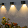Nieuwe solar wandlamp buiten tuin wandlamp huishouden vierkant nachtlampje spaarlamp waterdicht