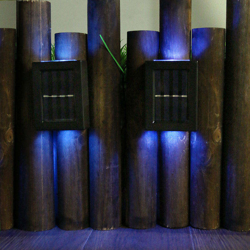Hot Selling Outdoor Smart Garden Decoratief Hangend Licht Waterdicht Op en neer Lichtgevende Led Solar Wandlamp