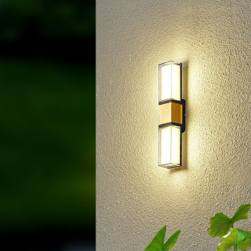 9W 10W buitenwandlamp LED waterdicht IP65 aluminium strip binnen- en buitenverlichting decoratie tuin veranda verlichtingsarmaturen 85-265v