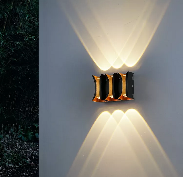 Nieuwe Waterdichte LED Wandlamp Outdoor Indoor Balkon Aluminium Veranda Tuin Blaker Villa Wandlamp Armatuur