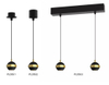 LED kristallen kroonluchter moderne kroonluchter eetkamer kroonluchter Ring Kroonluchter voor Woonkamer Hanglamp Decoratieve Verlichting Stijl kristallen kroonluchter