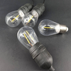E14 S14 filament lamp E27 decoratieve lamp string LED lamp 110V 3V solar Edison lamp vintage PC plastic A filament